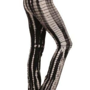 Bootcut yoga pants tie dye